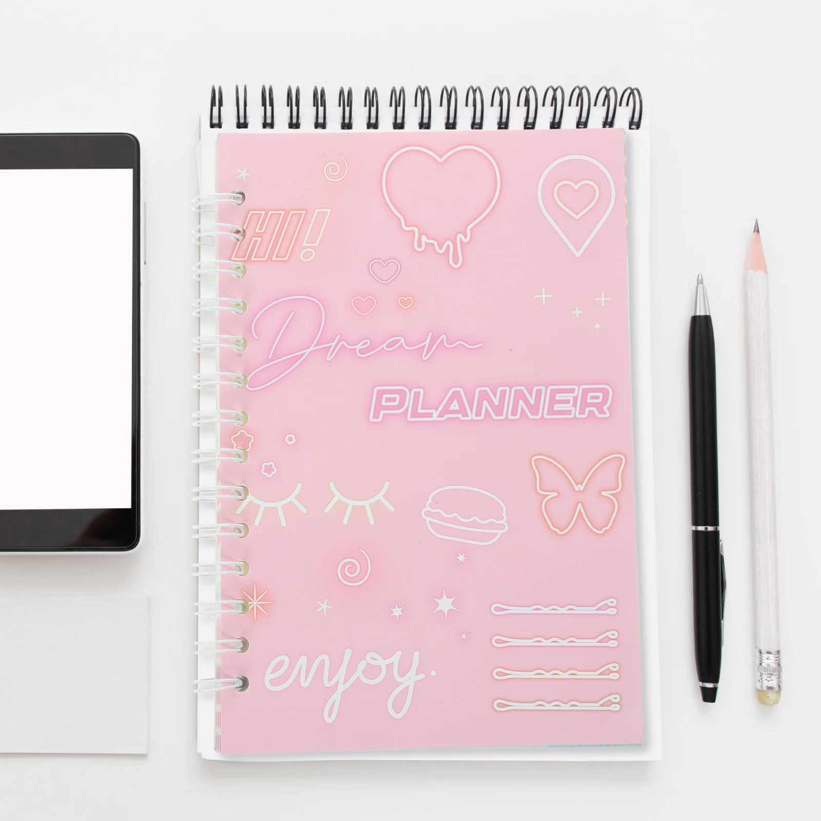 

Daily Planner Organizer Monthly Notepad Schedule Portable Notebook Do List Undated Agenda Paper