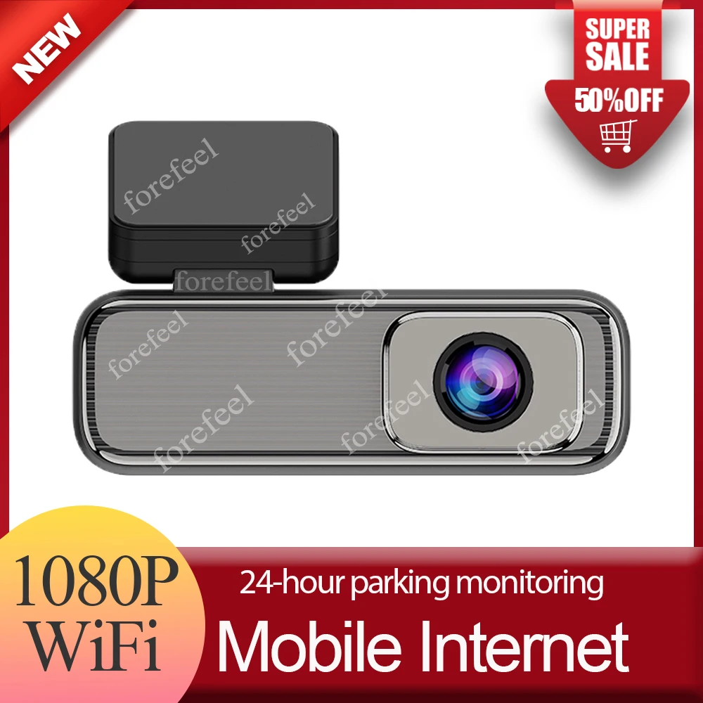 

Q6 для Full HD 1080P видеорегистратор, видеорегистратор для вождения, видеорегистратор с Wi-Fi, циклическая запись, ночной широкоугольный видеорегистратор, радио, регистратор BT