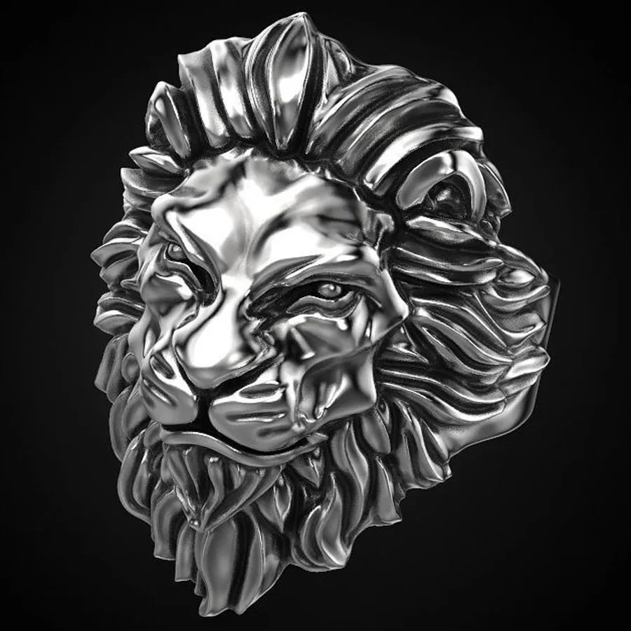 

Кольцо «Король животных» из серебра 17,5 пробы, 925 г