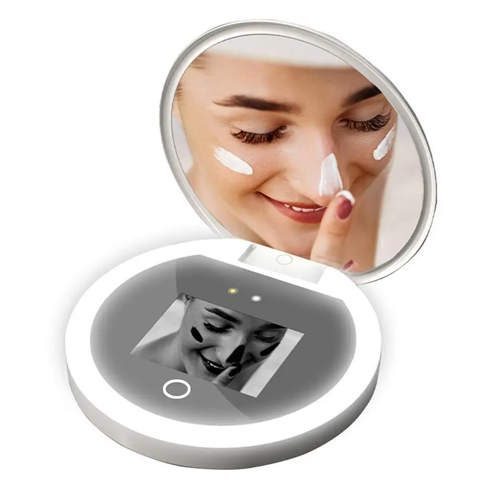 

UV Sunscreen Test Camera LED Cosmetic Mirror Suncream Effectiveness Makeup Removal Skin Condition Detection Miniature Device