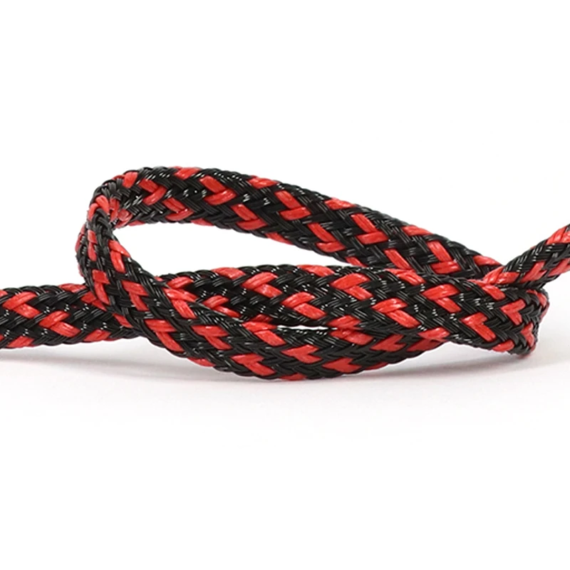 1 ~ 50 м ПЭТ плетеный рукав высокой плотности 6 мм изолированный расширяемый кабельный обмотка оболочки протектор плетеный органайзер для проводов