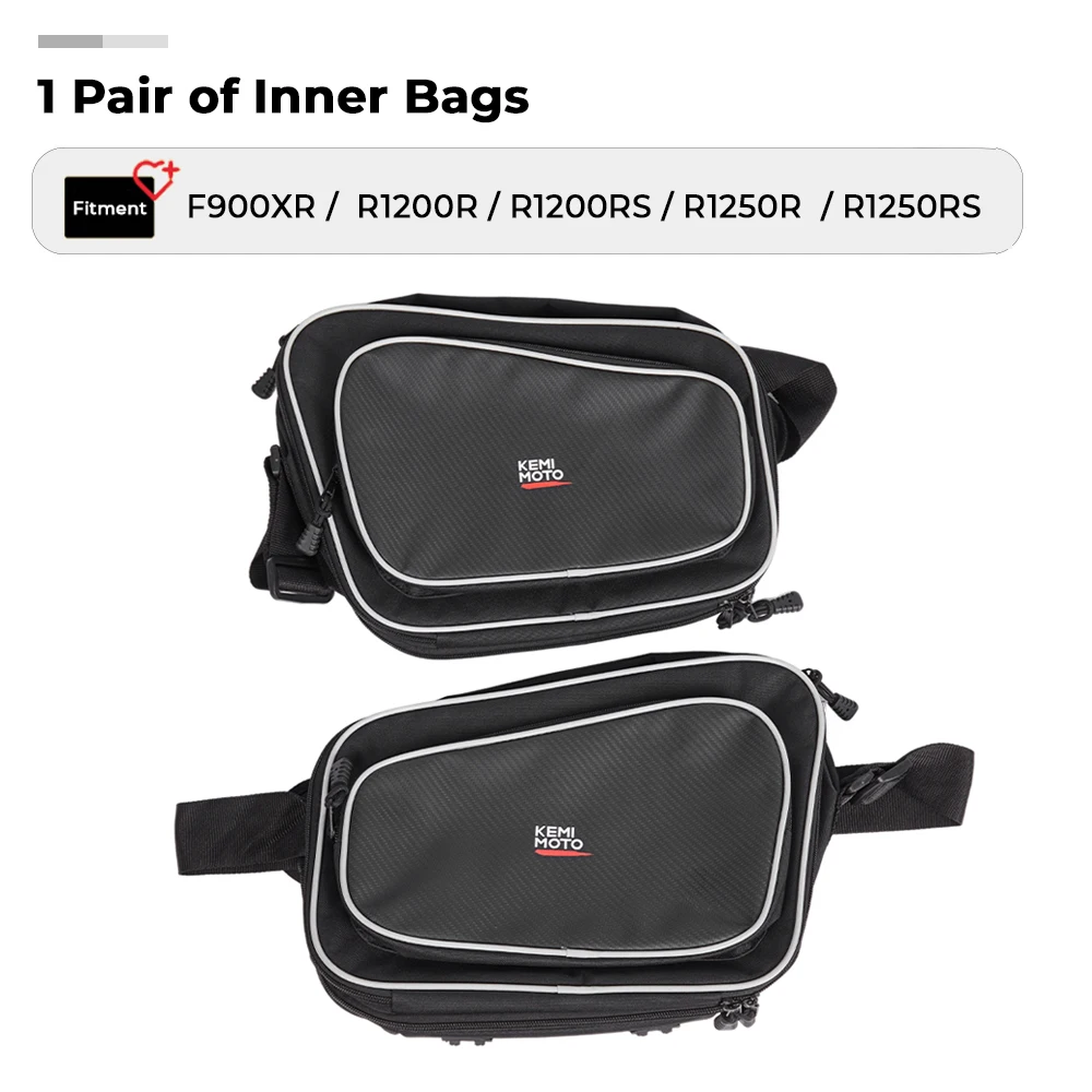 

Внутренние сумки для BMW R1200R R1200RS R1250R R1250RS R 1250 RS 1200RS Туристическая корзина Внутренняя сумка Мотоциклетные расширяемые сумки для багажа