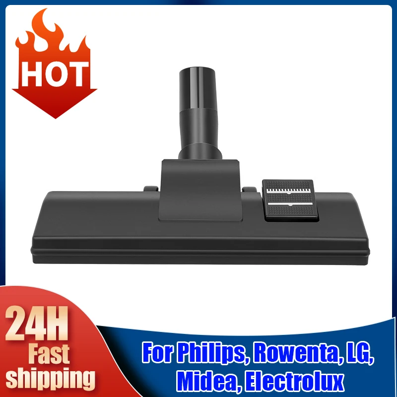 

Universal 32mm Vacuum Cleaner Carpet Floor Nozzle Brush Head Tool Used in Philips,Haier,Midea, Rowenta, Electrolux, Puppy etc