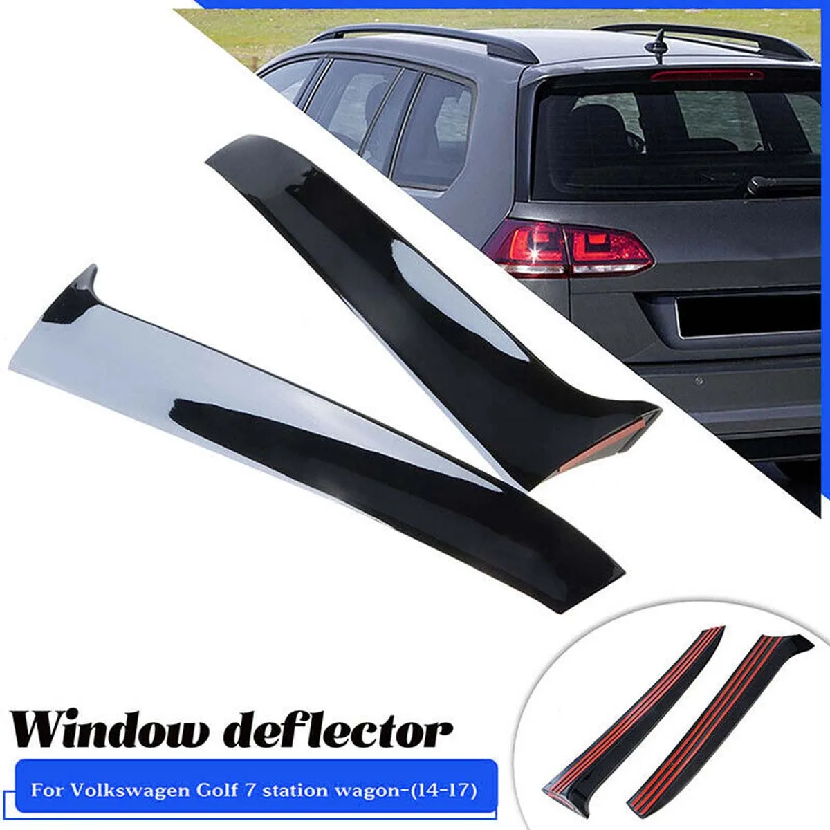 

Задняя флип-Наклейка для Volkswagen VW Golf 7 R 2014 - 2017