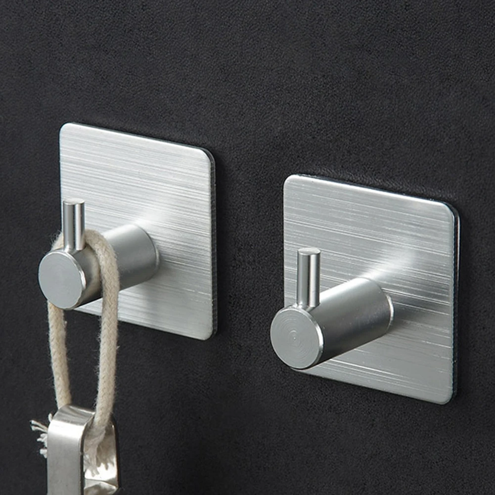 

Самоклеящийся черный крючок для халата, настенный крючок для полотенец, крючок для ванной комнаты, крючок для пальто из алюминиевого сплава...