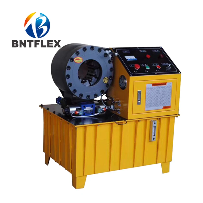 

Transport To Russia Only BNT51F Type 380v 220V 3kw Yellow 51mm Hydraulic Hose Press/ Brake Hose Crimping Machine