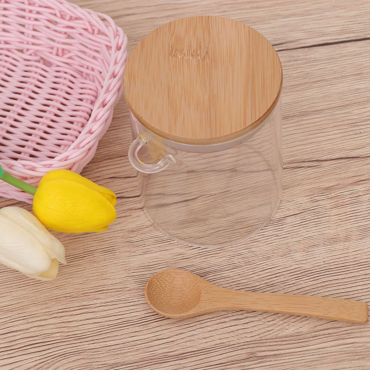 

Glass Jar Container Canister Canisters Flour Airtight Storagecookie Candy Kitchen Condiment Pot Tea Coffee Pantry