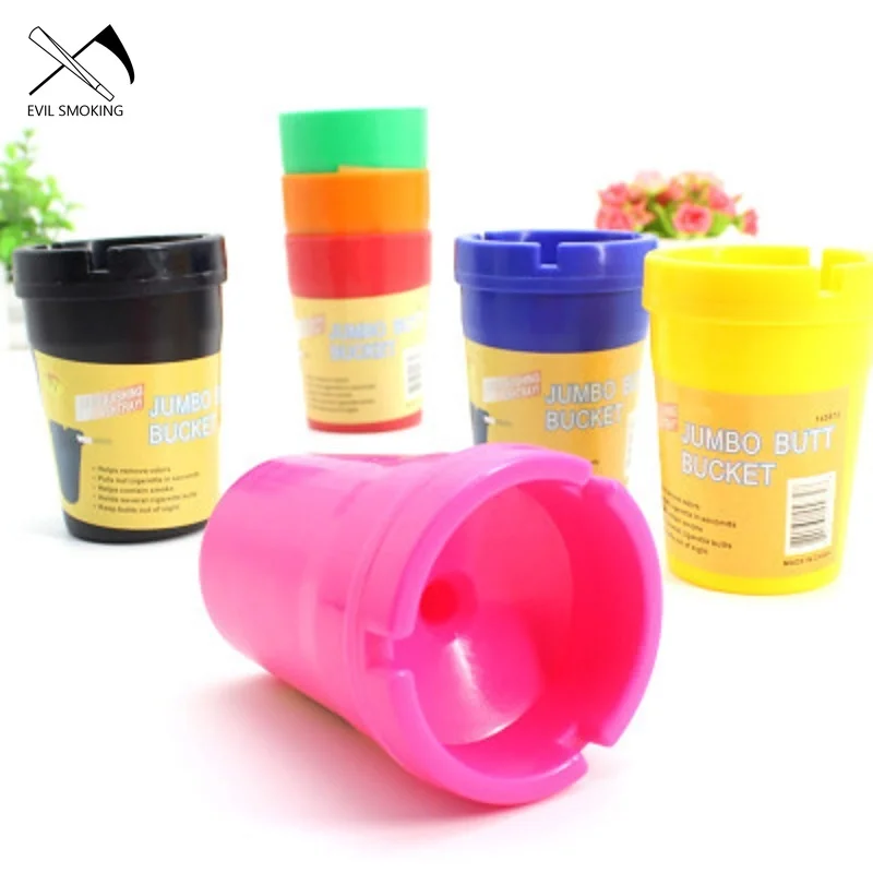 

EVIL SMOKING New Selected high-quality fireproof materials, easy to clean car ashtrays, suitable for most car cup holders