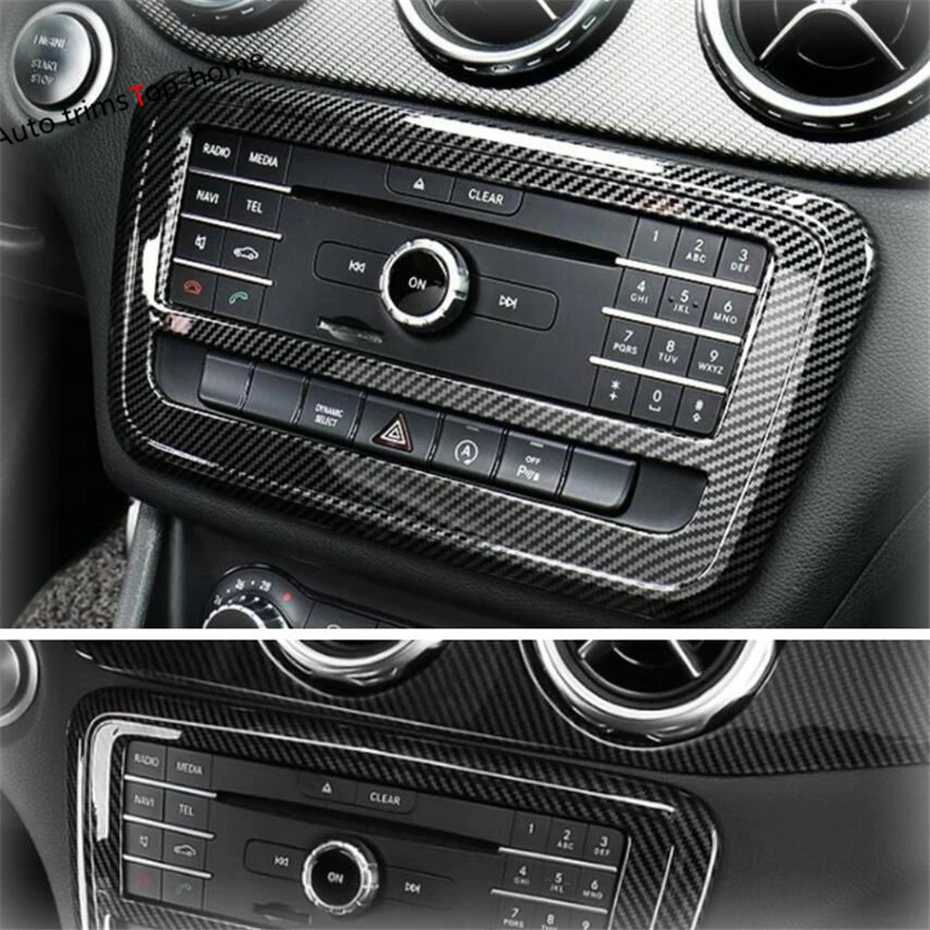 Yimaautotrims для Mercedes Benz A Class W176/B W246/GLA X156/CLA 2015-2019 Накладка на панель кондиционера