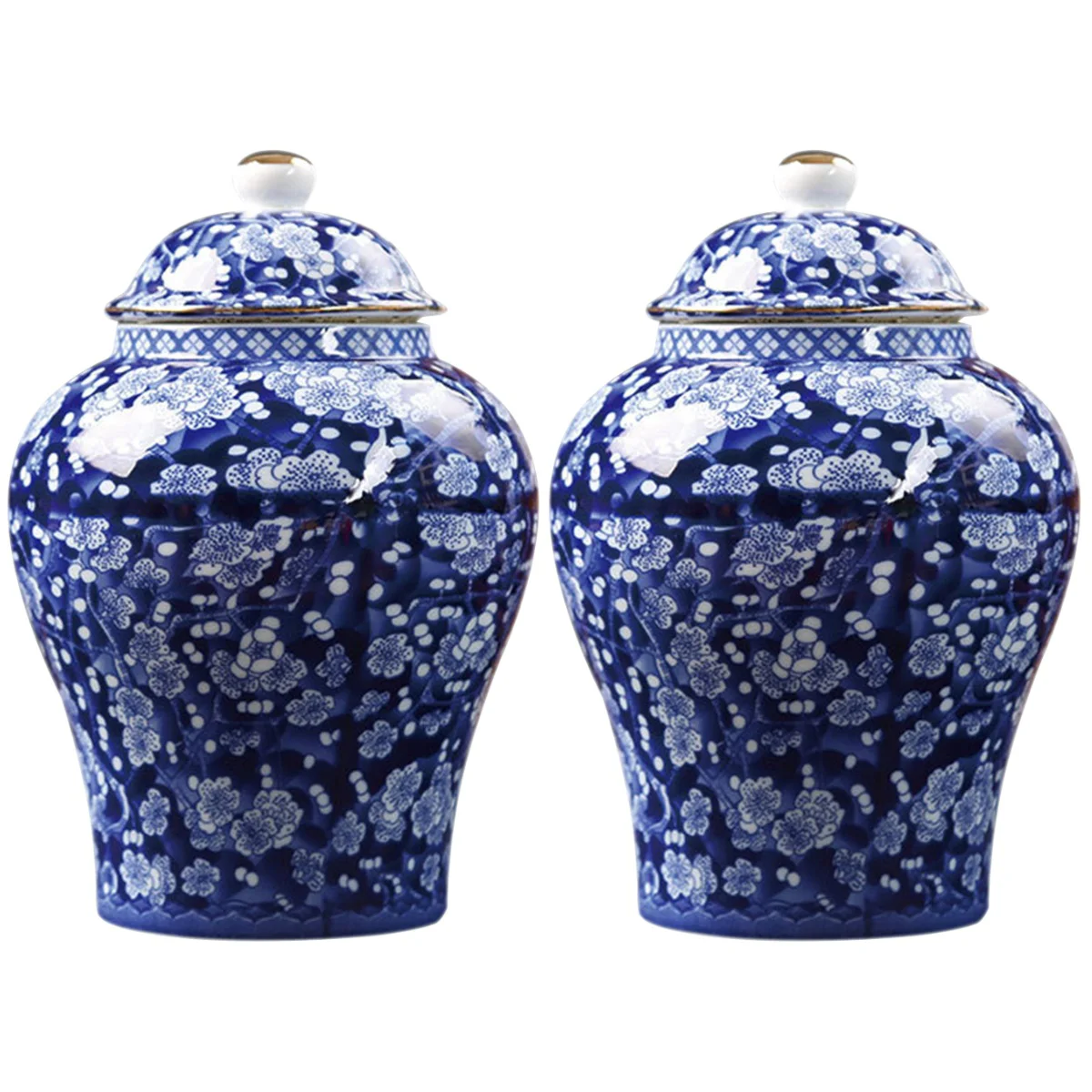 

2 Pack Sugar Bowl Containers For Food Glass Tea Canister Set Convenient Delicate Dried Fruit Jar Ceramics Storage Candy