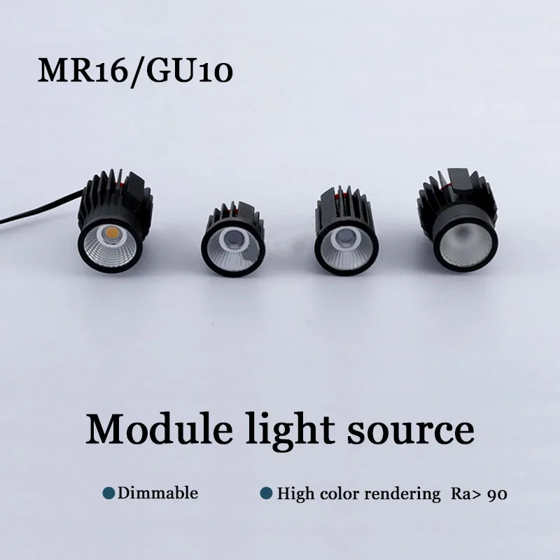 Антибликовые светодиодные лампы суперъяркий модуль точечного светильника Cob Gu10