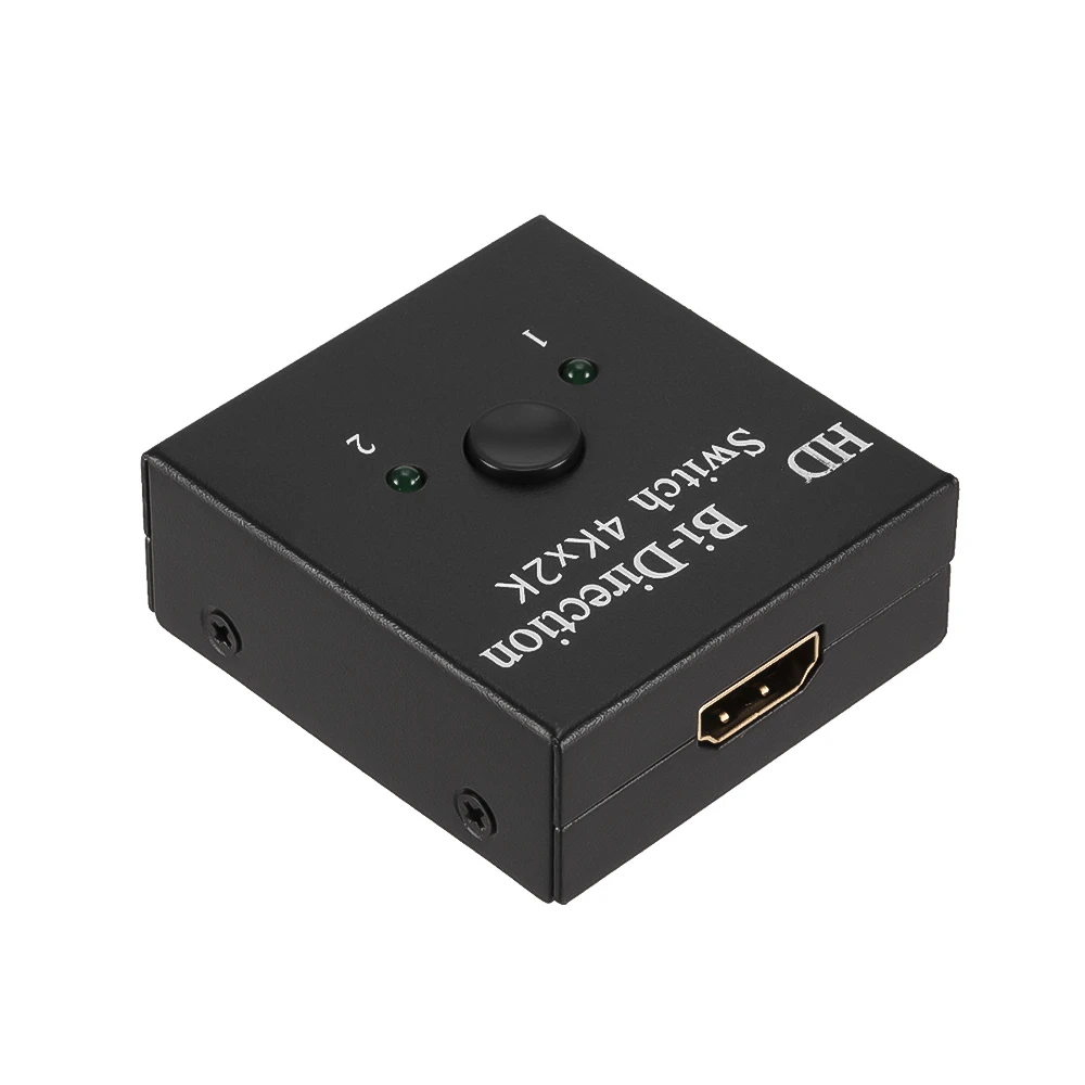 KEBIDU 4K Splitter Switch  1X2 2X1 Split 1 in 2 Out Amplifier 1080P 4Kx2K HDMI-compatible Switcher 2 Ports Bi-directional images - 6