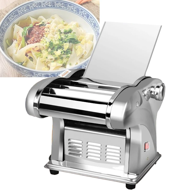 

Electric Noodle Press Machine Pasta Maker Small Home Use Stainless Steel Dough Cutter Dumplings Roller Noodles