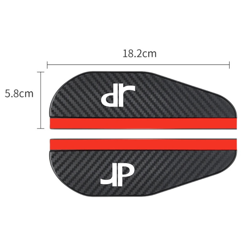 Автомобильное зеркало заднего вида с защитой от дождя 2 шт. наклейка для DR Motors 1 0 EV