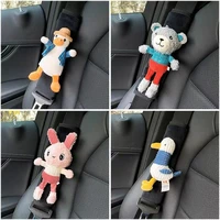 creative seat belt shoulder cover cute cartoon car seat belt anti strain protective cover car interior decorations universal
