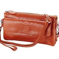 new genuine leather clutch bags fashion quality shoulder bag for women elegant square flap female messenger crossbody handbag