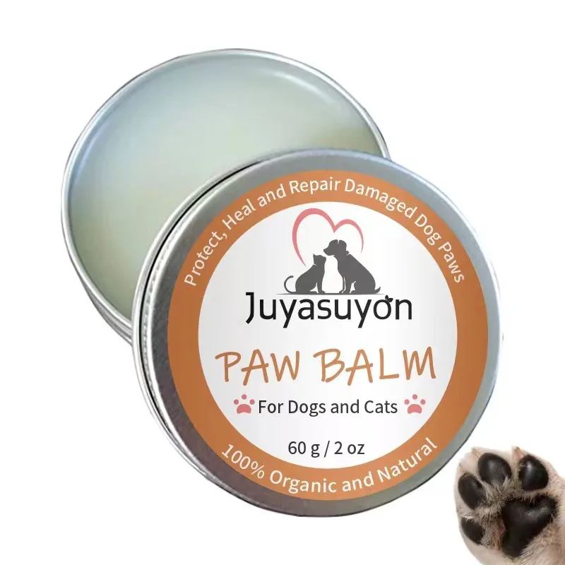 

Dog Paw Balm 100% Natural,Moisturizer and Soother Cream Rich In Shea Butter,Nourishing Cat Paw Protector for Snow,Ground,Asphalt