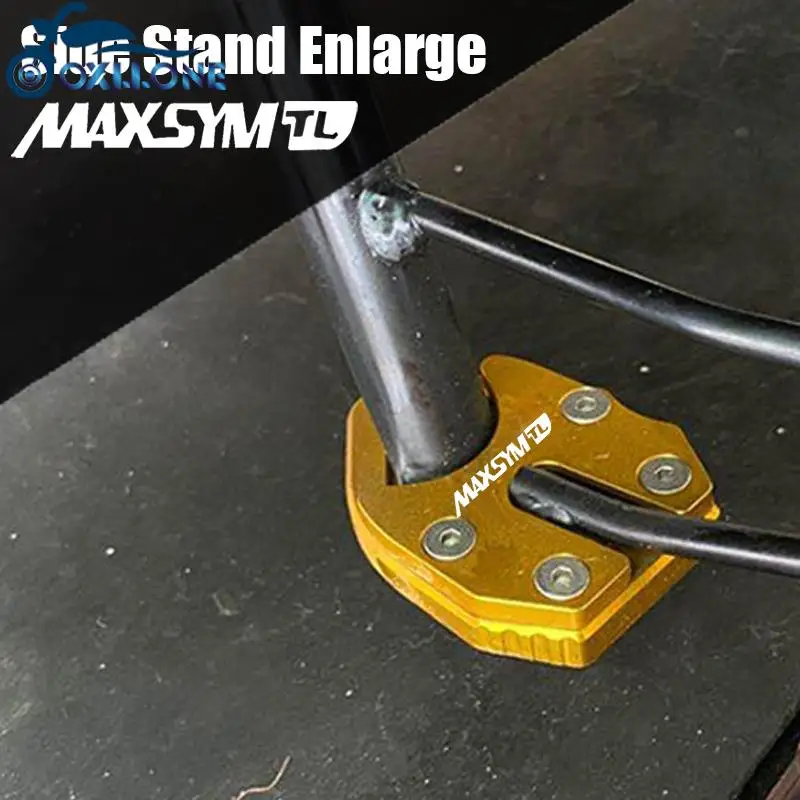 

For SYM MAXSYM TL 500 508 Maxsym TL500 TL508 2020-2022 Motorcycle CNC Side Stand Enlarge & Support Kickstand Column auxiliary