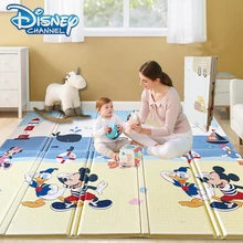 Disney Baby Play Mat XPE Foldable Cartoon Play Mat Thickened Puzzle Children's Mat Baby Room Crawling Pad Folding Mat
