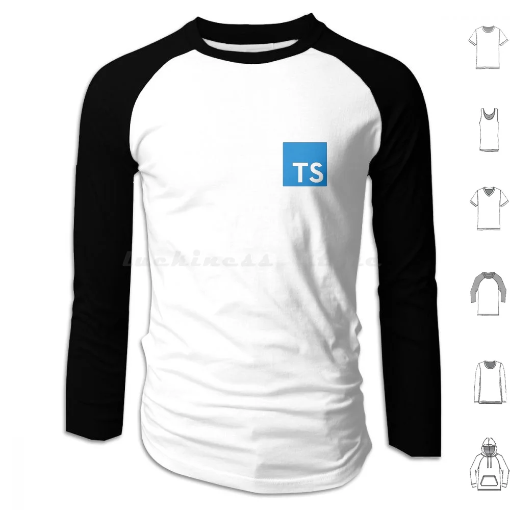 Толстовка с капюшоном Typescript, хлопковая, с длинным рукавом, Js, cpu, Es6, программирование программирования и программирования React X, угловая программа angвыдел2