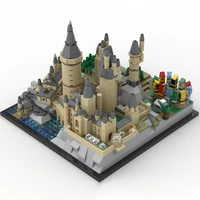 moc 16007 25280 magic castle classic movie toys compatible castle epic building blocks diy education christmas gifts toys