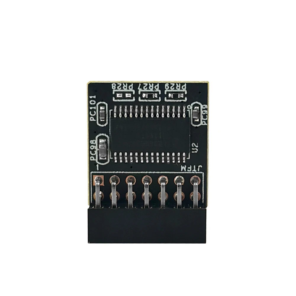 Фото Материнская плата MACHINIST X99 X99 K9 X99 MR9A PRO X99 MR9S Tpm Модуль 14-контактный подходит для контактов MSI-14PIN TPM 2,0-14PIN Модульная плата №4