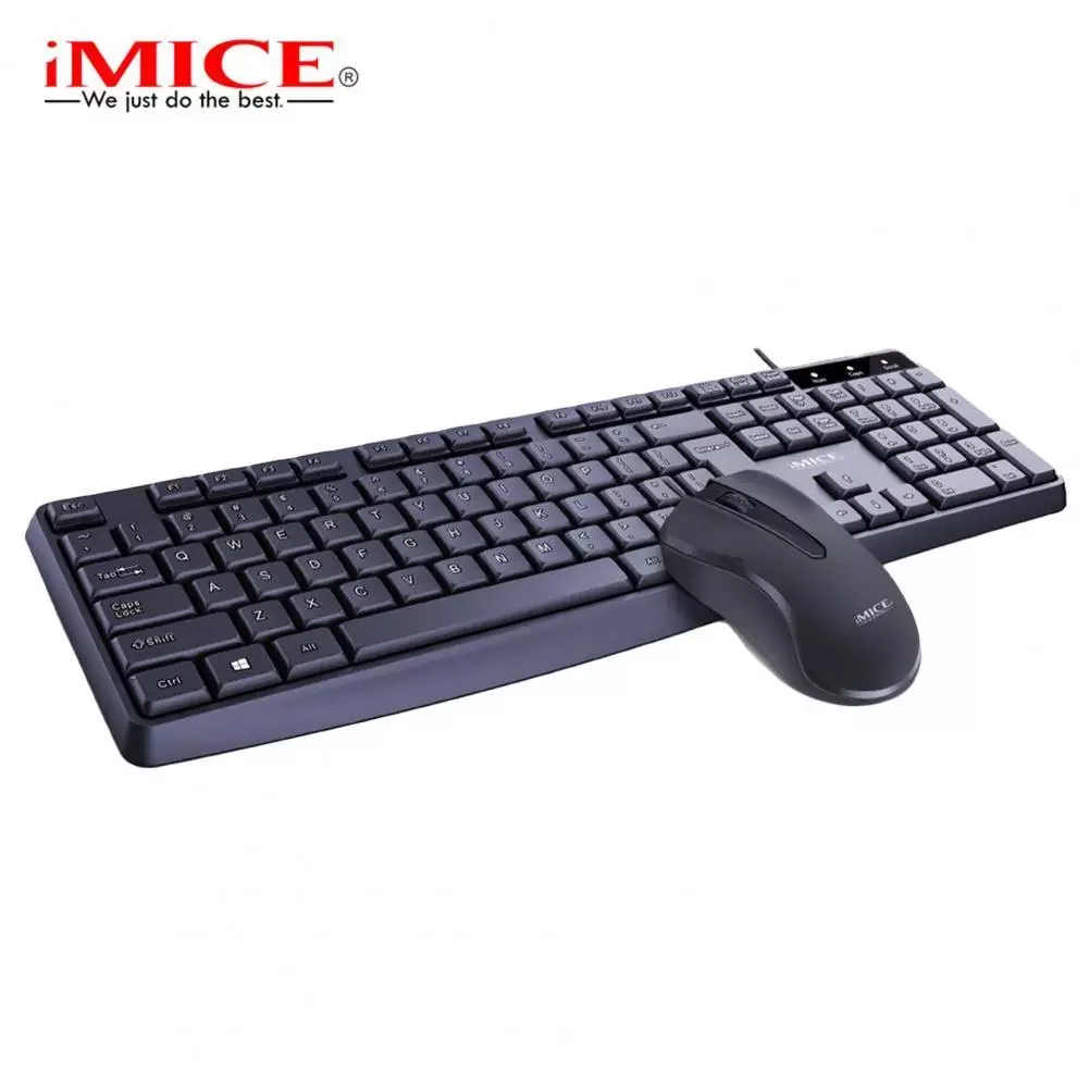 

IMICE Gaming keyboard Wired Gaming Mouse Kit 104 Keycaps With RGB Backlight keyboard Game Ergonomic Mause For PC Laptop
