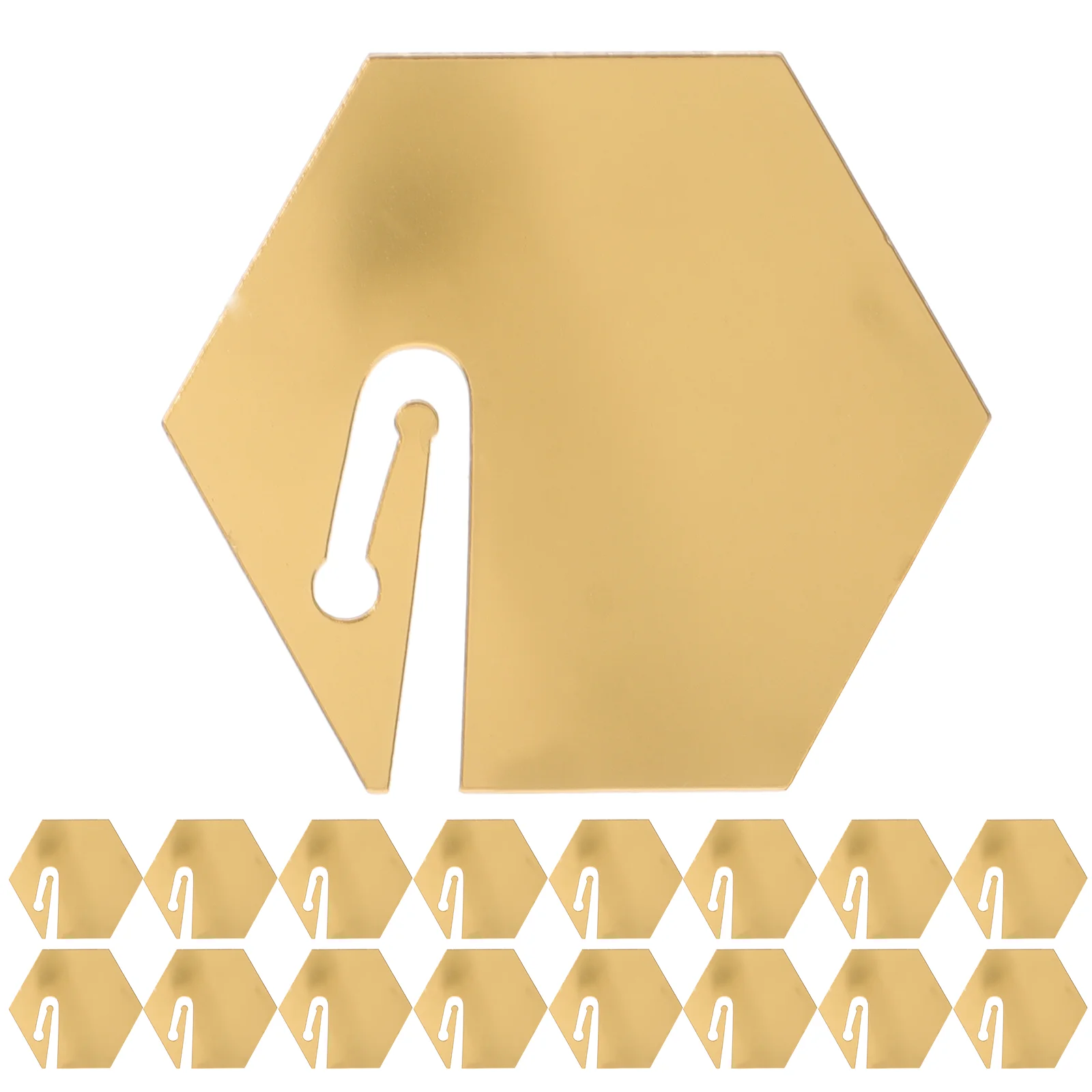 

20 Pcs Acrylic Label Cups Markers Drink Tags Heart-shaped Convenient Charms Portable Decorative