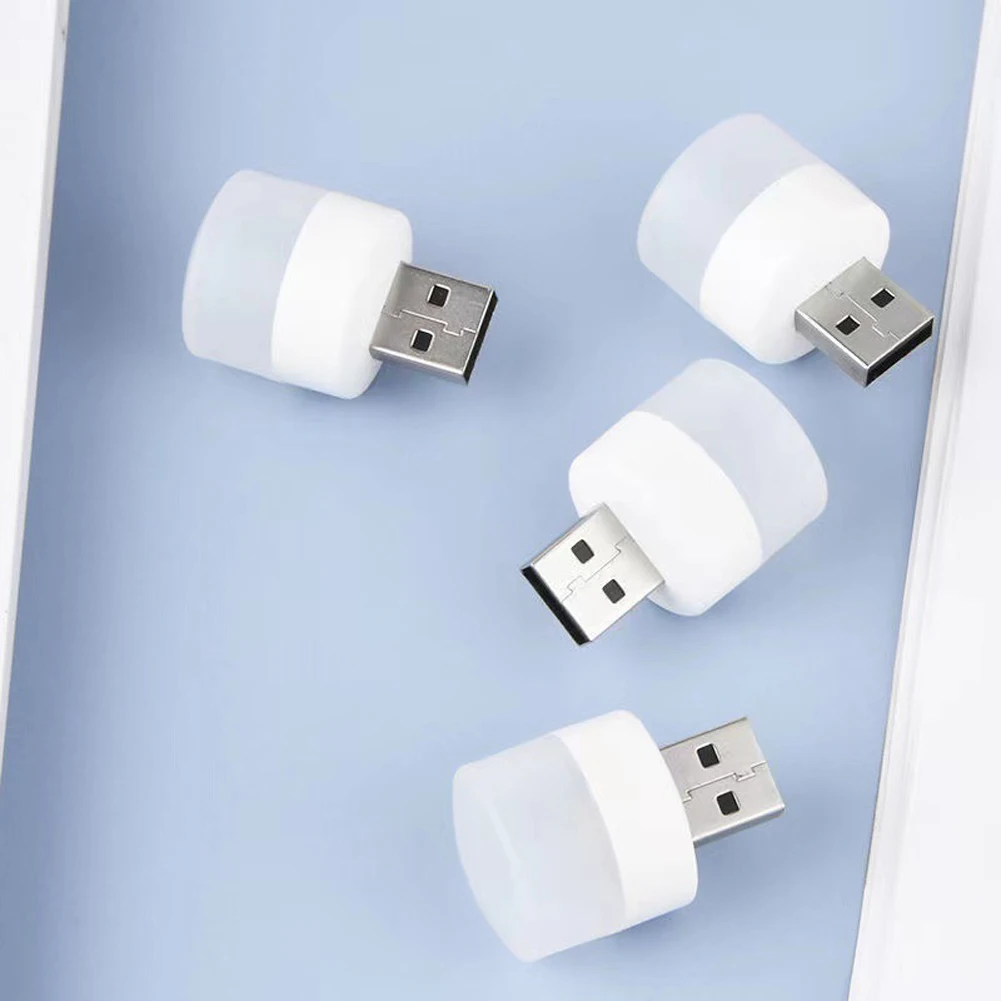 Лампа для чтения с USB-разъемом зарядки компьютера светодиодная лампа маленькая