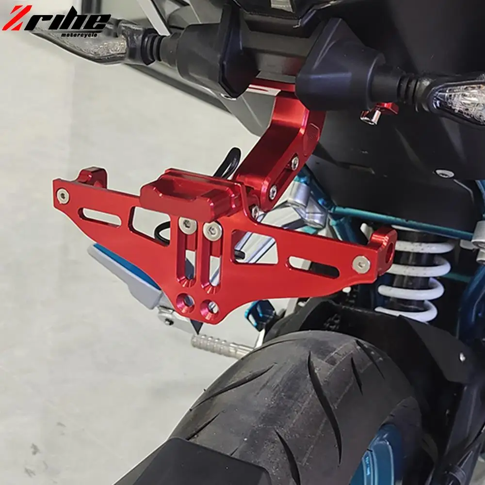 CNC алюминиевые аксессуары для мотоциклов задний держатель номерного знака со