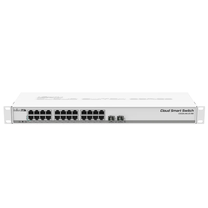 

Mikrotik CSS326-24G-2S+RM enterprise 24 port intelligent gigabit optical network management switch