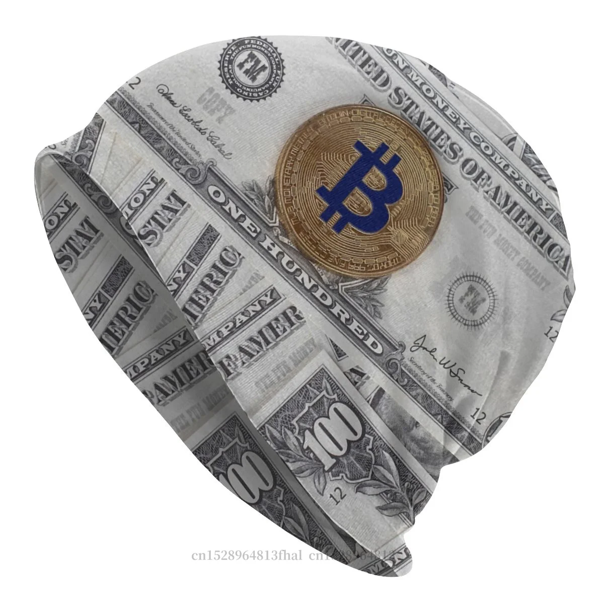 Bitcoin Virtual Encrypted Digital Currency Outdoor Hats Money Art Bonnet Hipster Skullies Beanies Caps