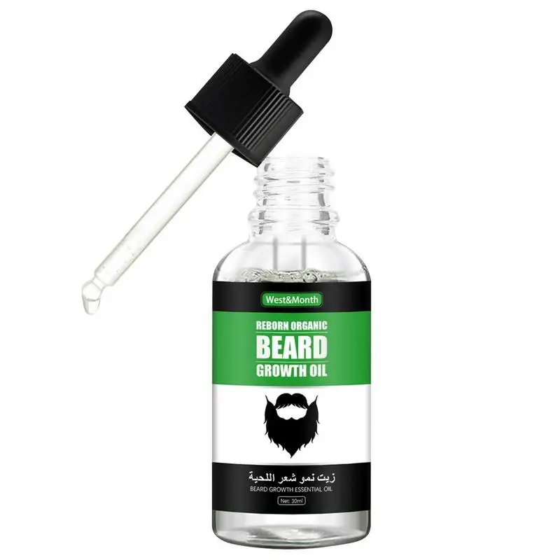 

Масло для роста бороды, масло для утолщения и поддержания бороды, натуральное мужское масло для ухода за волосами на лице, для роста волос, питательный уход за бородой