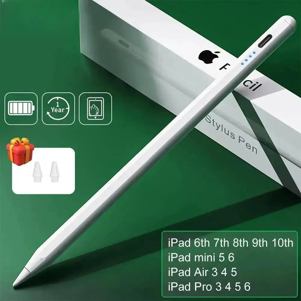 Стилус Для Apple Pencil Совместимый С iPad Pro 11 12.9 Air Mini 2018-2022