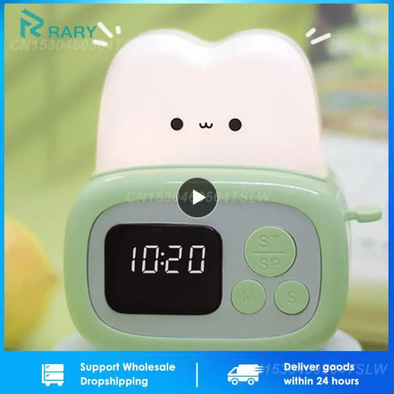 The New Chargeable Timer Alarm Clock 800mah 158g Alarm Clock Childrens Alarm Clock Night Light Alarm Clock