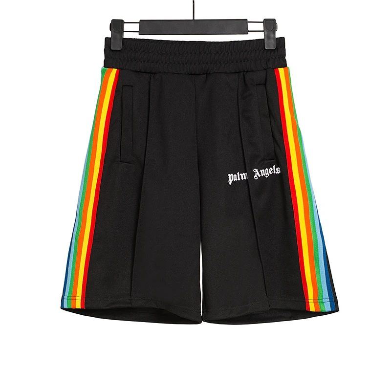 

Palm Angels Letter Logo Men Women Unisex Lovers Couple Style Fashion Cotton Short Pants Boyfriend Gift Beach Casual Shorts
