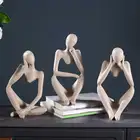 Статуя истончика, абстрактная скульптура, статуэтка из смолы, домашние декоративные фигурки, современные статуи и скульптура с орнаментом