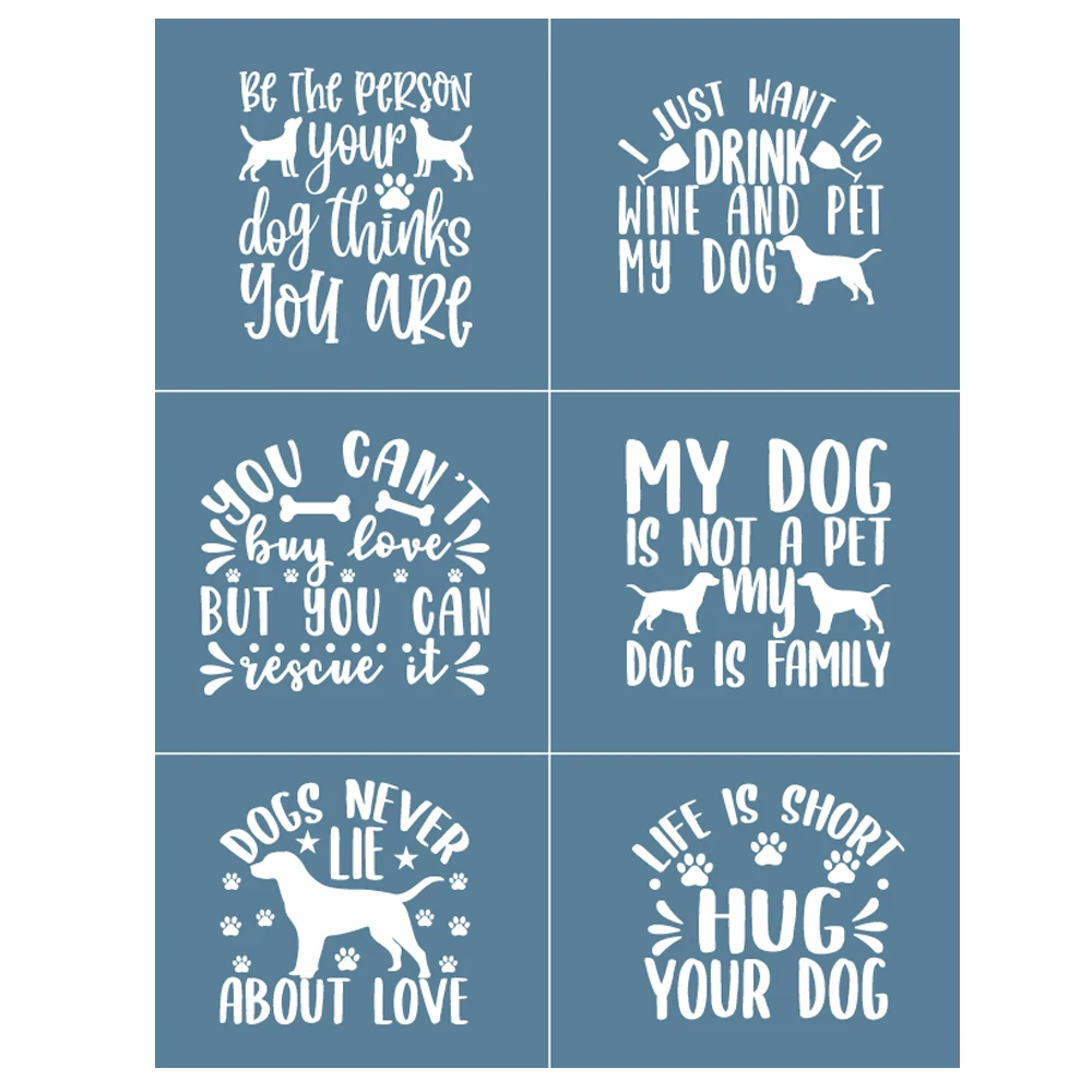 

Трафареты самоклеящиеся для Шелкового экрана, 8,5X11 дюймов