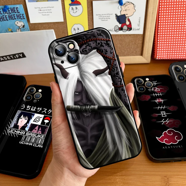 

Anime Akatsuki Logo NARUTO For Apple iPhone 13 12 11 Pro 12 13 Mini X XR XS Max SE 6 6S 7 8 Plus Phone Case Liquid Silicon Back