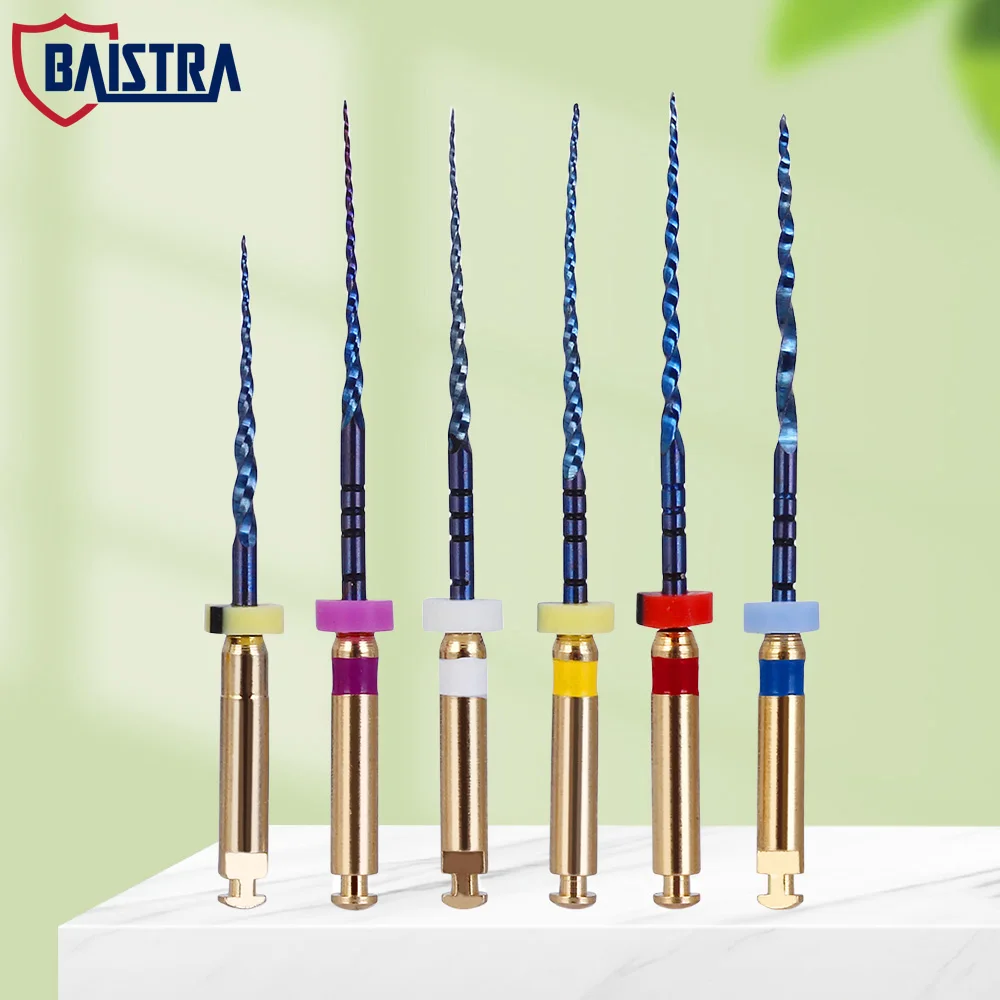 

Dental Endodontic Files Endo Needle File Engine Use Dentist Heat Activated Type for Root Canal Treatment SX-F3 19/25mm 6Pcs/Box