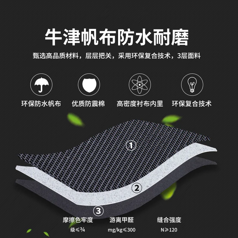 Men's fashion Business handbag Men's heavy duty briefcase Casual briefcase Large capacity office computer bag