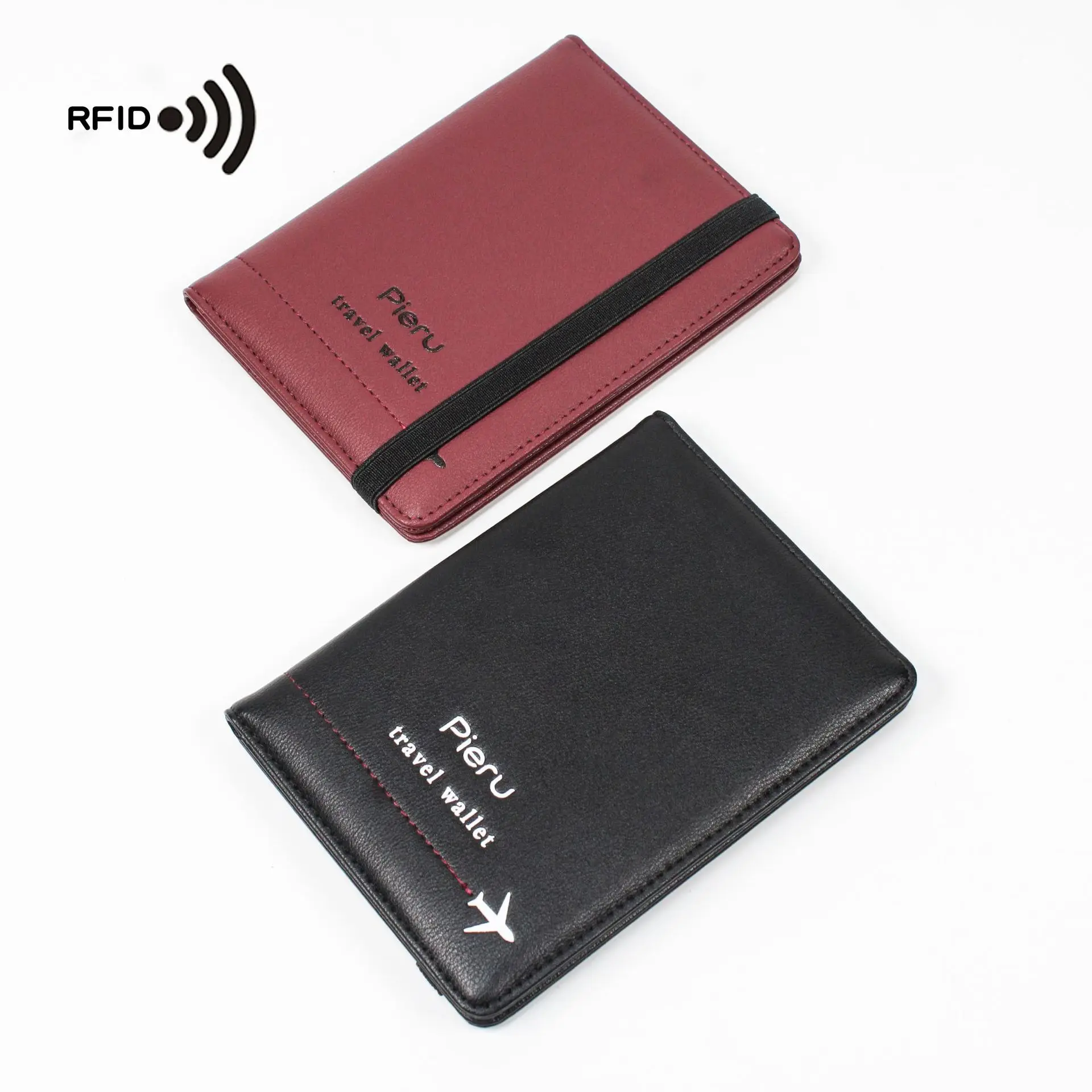 PU Leather Passport Holder Vaccine Card Holder RFID Blocking Travel Wallet Id Card Case Passport Cover for Women/Men