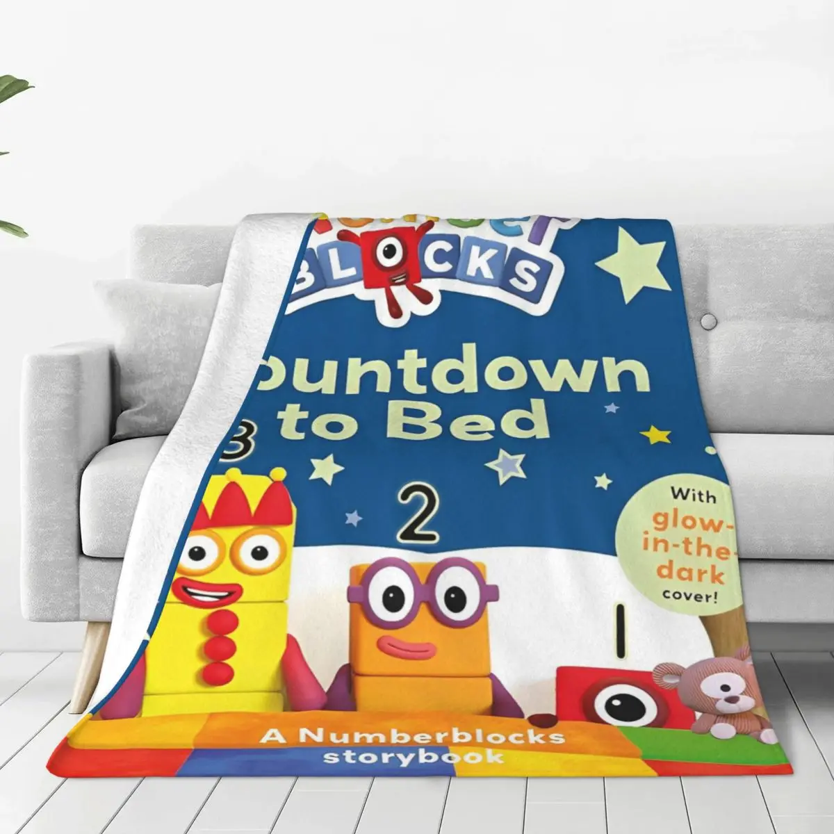 N-Numberblocks-s мультяшное одеяло теплая мягкая новинка плюшевое постельное белье