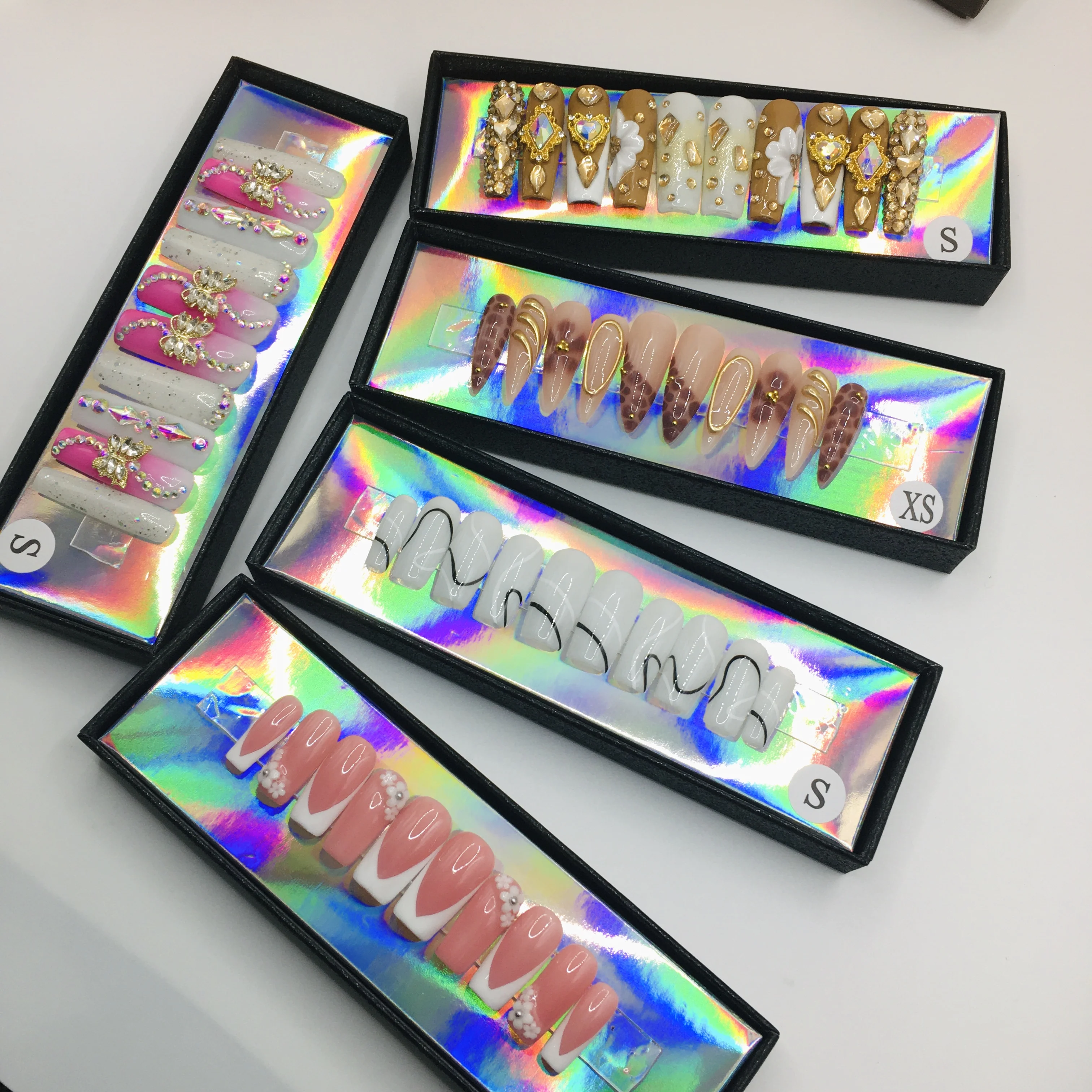 10 шт. искусственные ногти оптовая продажа лучшее качество трендовые стили низкая