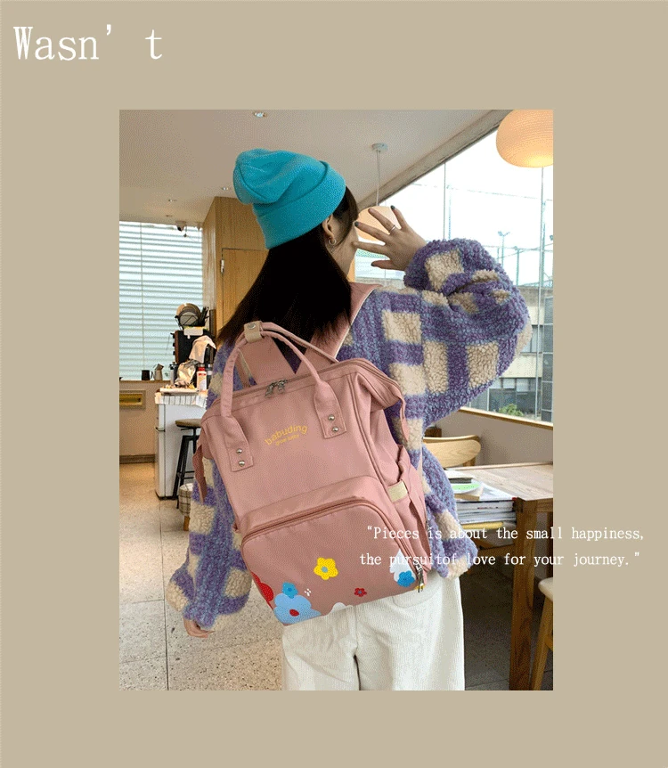 Mommy Bag Multi-functional Backpack Large Capacity Maternity Bag Hand-held Baby Diaper Bag pañaleras para bebe mochila elegantes