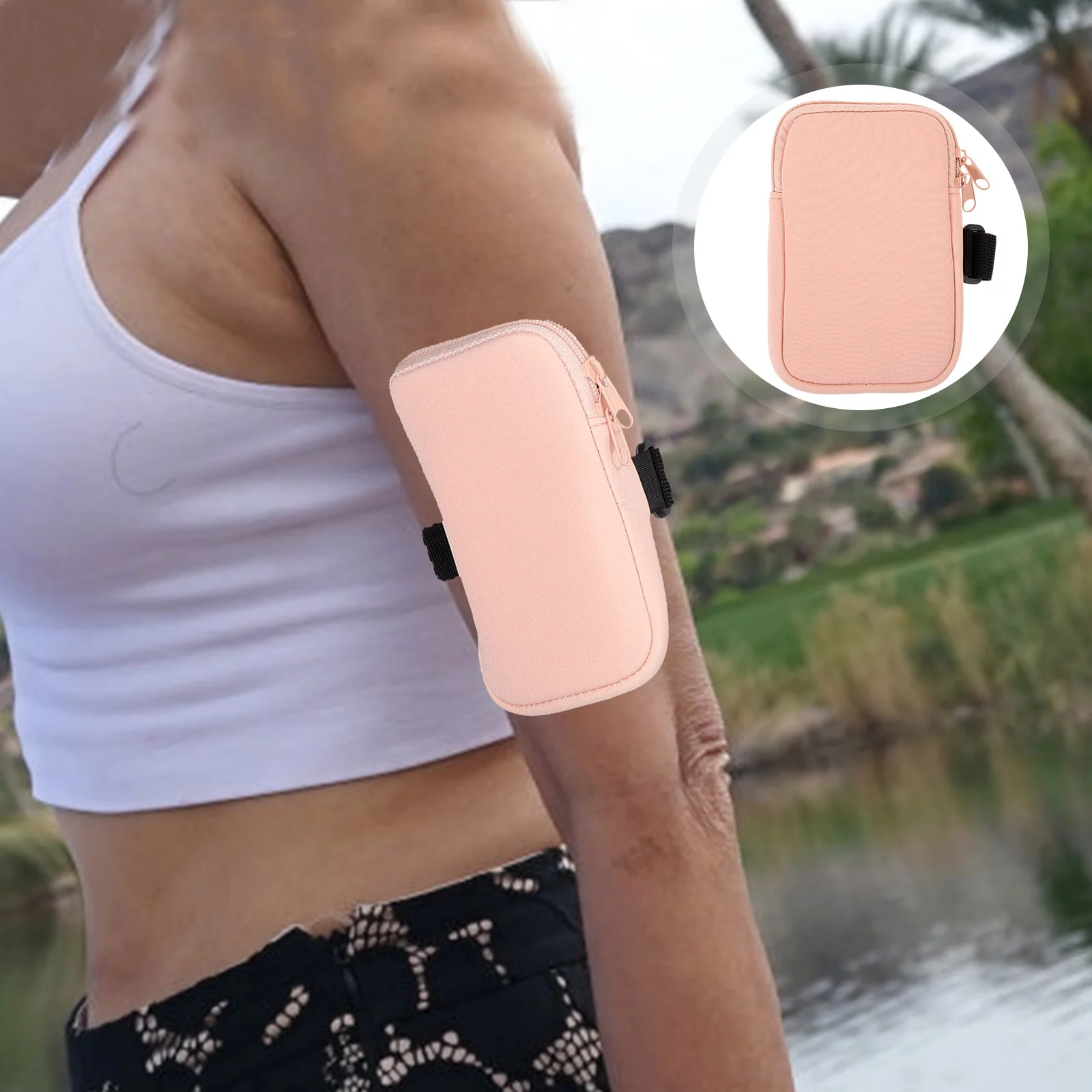 

Outdoor Bottles Pocket Neoprene Water Bag Outdoor Tumbler Accessories Pouch Small Cup Bottles Adjustment Strap