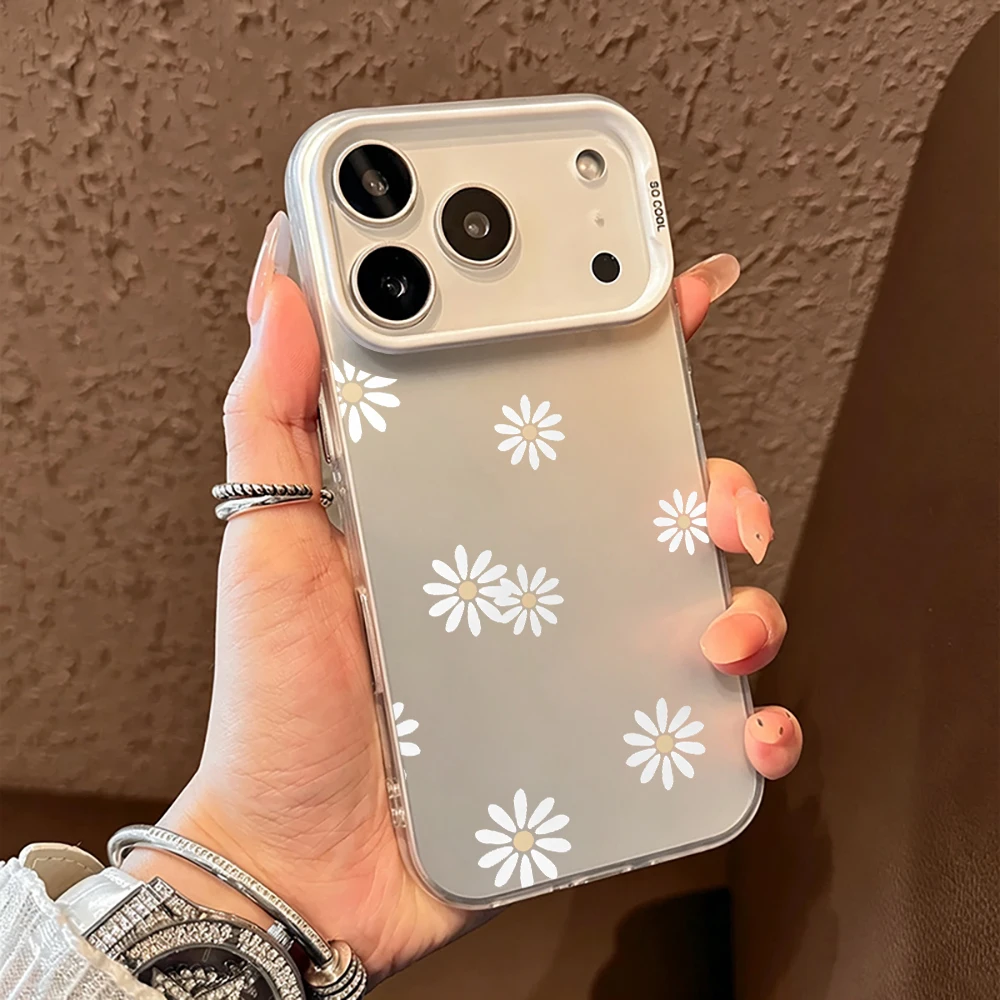 Фото Чехол для телефона Cottagecore Daisy для iPhone 17 Pro Max 15 16 14 13 12 11 Pro Max 8 Plus XR 17E Air, матовый, жесткий, противоударный, IMD №1