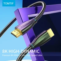 hdmi compatible cable 2 1 8k 60hz 4k 120hz 48gbps high speed 3d hdr hd video audio cable for ps4 ps5 tv laptop projector hdmi2 1