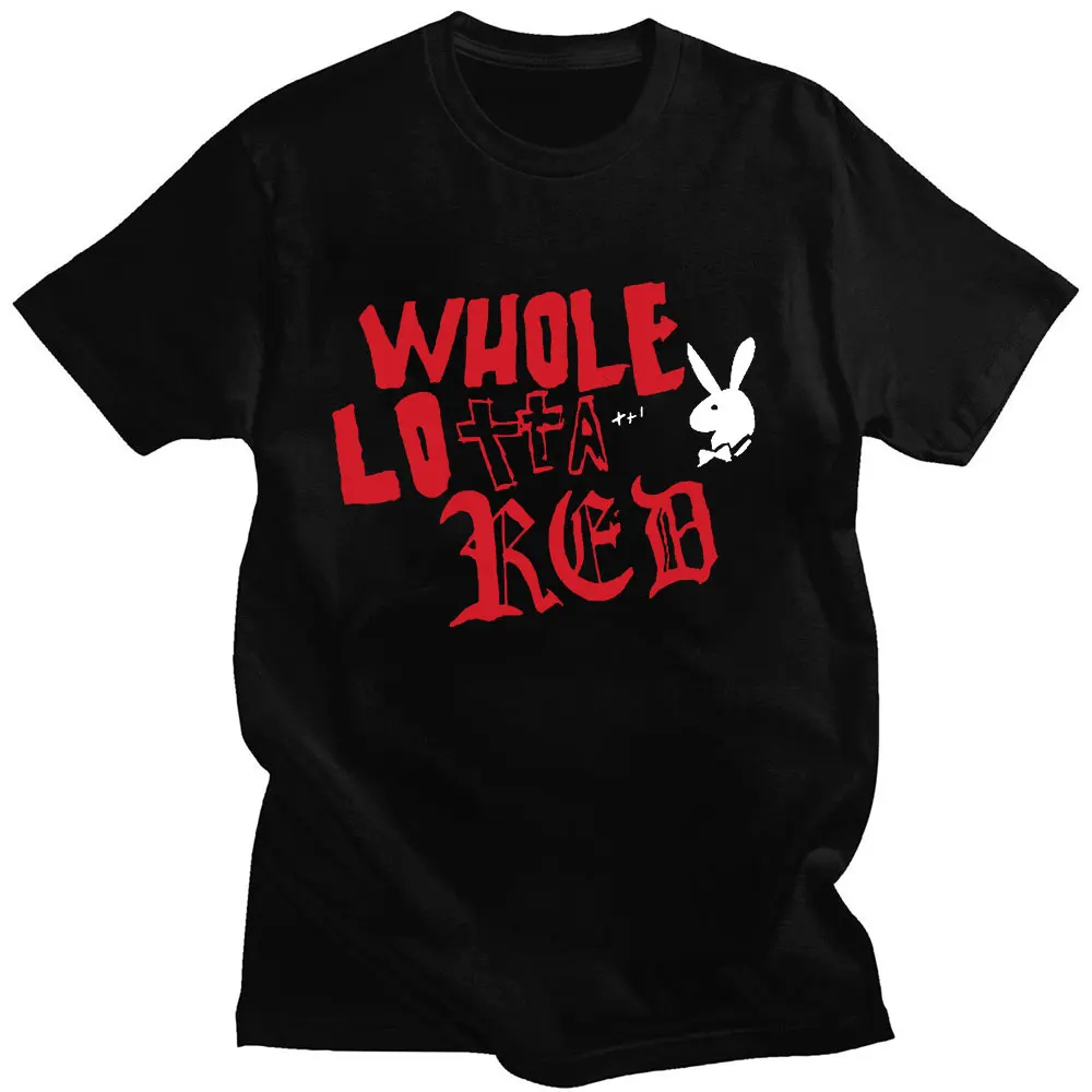 

Playboi Carti Music Album Whole Lotta Red Print T-shirt Men Women 90s Vintage Hip Hop Rapper T Shirt Summer Casual Tees Tops