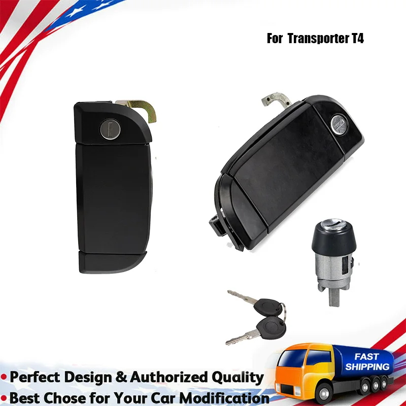 1 пара передняя дверь левая и правая ручки Замок зажигания для Φ T4 1990-2004 701837206 701837205